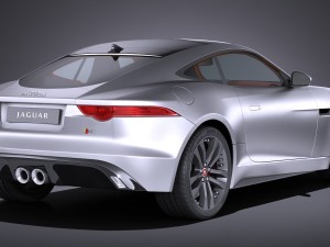 Jaguar F-type S Coupe 2017 3D Модель