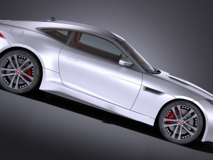 Jaguar F-type S Coupe 2017 3D Модель