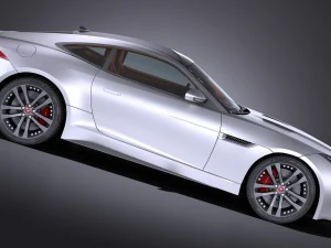 Jaguar F-type S Coupe 2017 3D Model