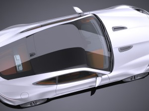 Jaguar F-type S Coupe 2017 3D Модель
