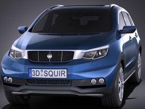 Generic SUV v1 2016 vray Modello 3D