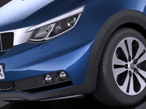 Generic SUV v1 2016 vray Modello 3D