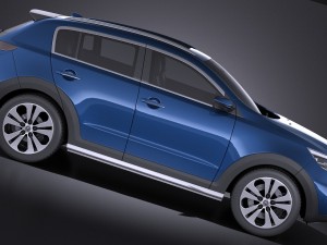 Generic SUV v1 2016 vray Modello 3D