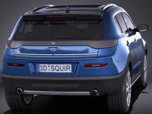 Generic SUV v1 2016 vray Modello 3D