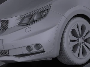 Generic SUV v1 2016 vray 3D Model