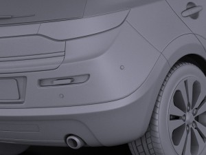 Generic SUV v1 2016 vray Modello 3D