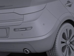 Generic SUV v1 2016 vray 3D Model