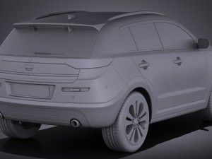 Generic SUV v1 2016 vray Modello 3D