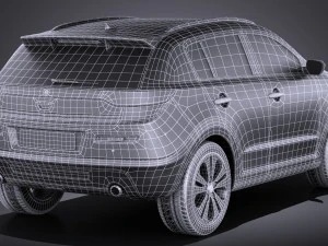 Generic SUV v1 2016 vray 3D Model