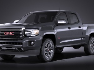 GMC Canyon Doublecab 2015 vray 3D Model