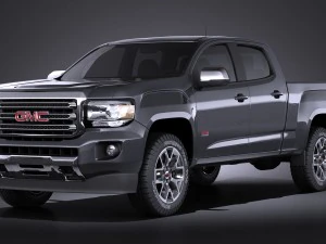 GMC 캐년 Doublecab 2015 vray 3D 모델