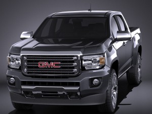 GMC Canyon Doublecab 2015 vray 3D Model