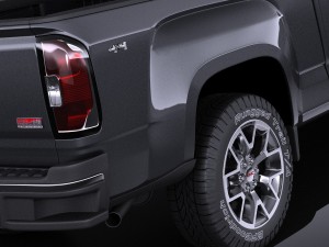 GMC Canyon Doublecab 2015 vray 3D Model