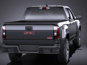 GMC Canyon Doublecab 2015 vray 3D Model