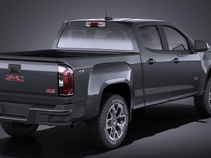 GMC Canyon Doublecab 2015 vray 3D Model