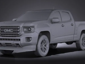 GMC Canyon Doublecab 2015 vray 3D Model