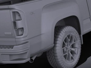 GMC Canyon Doublecab 2015 vray 3D Model