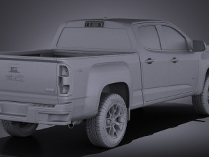 GMC Canyon Doublecab 2015 vray 3D Model