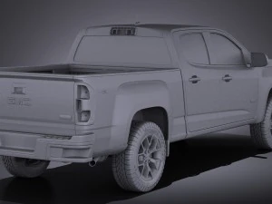GMC Canyon Doublecab 2015 vray 3D Model
