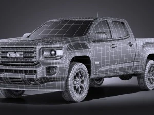 GMC Canyon Doublecab 2015 vray 3D Model