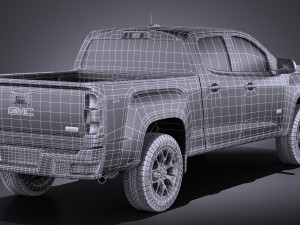 GMC Canyon Doublecab 2015 vray 3D Model
