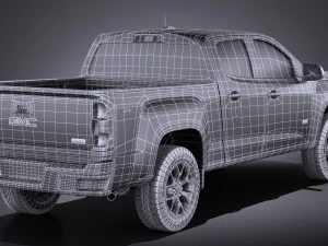 GMC Canyon Doublecab 2015 vray 3D Model