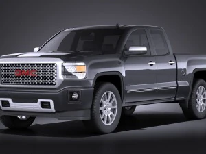 GMC Sierra 2014 Denali vray Model 3D