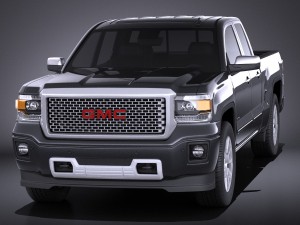 GMC Sierra 2014 Denali vray Model 3D