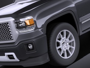 GMC Sierra 2014 Denali vray Model 3D