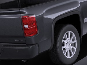 GMC Sierra 2014 Denali vray Model 3D