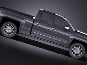 GMC Sierra 2014 Denali vray Model 3D