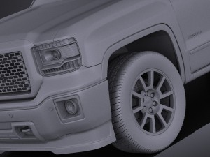 GMC Sierra 2014 Denali vray Model 3D