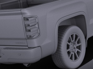 GMC Sierra 2014 Denali vray Model 3D