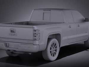 GMC Sierra 2014 Denali vray Model 3D