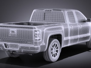 GMC Sierra 2014 Denali vray Model 3D