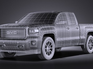 GMC Sierra 2014 Denali vray Model 3D