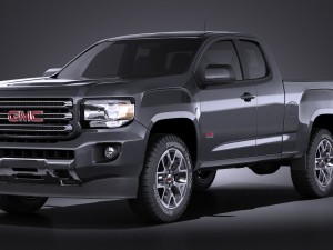 GMC Canyon 2015 vray Model 3D