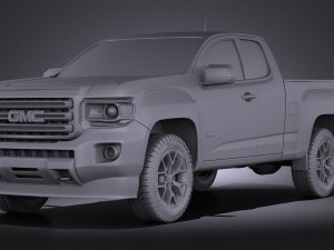 GMC Canyon 2015 vray 3Dモデル