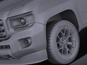 GMC Canyon 2015 vray 3Dモデル