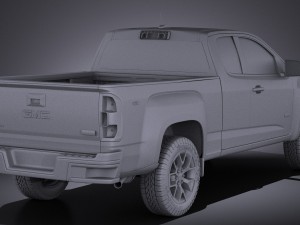 GMC Canyon 2015 vray 3Dモデル