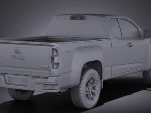 GMC Canyon 2015 vray 3D Model