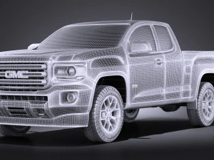 GMC Canyon 2015 vray 3D Model