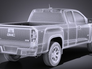 GMC Canyon 2015 vray 3Dモデル