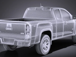 GMC Canyon 2015 vray 3D Model