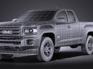GMC Canyon 2015 vray 3Dモデル