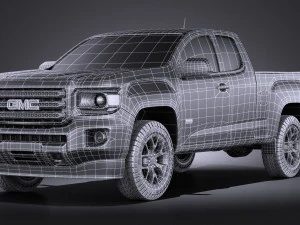 GMC Canyon 2015 vray 3D Model