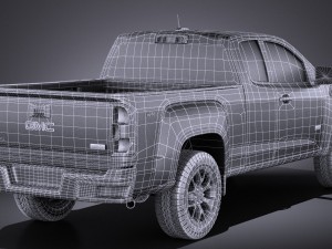 GMC Canyon 2015 vray 3Dモデル