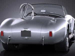 Shelby Cobra 427c 1965 3D Model