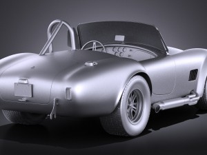 Shelby Cobra 427c 1965 3D Model
