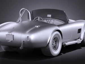 Shelby Cobra 427c 1965 3D Model